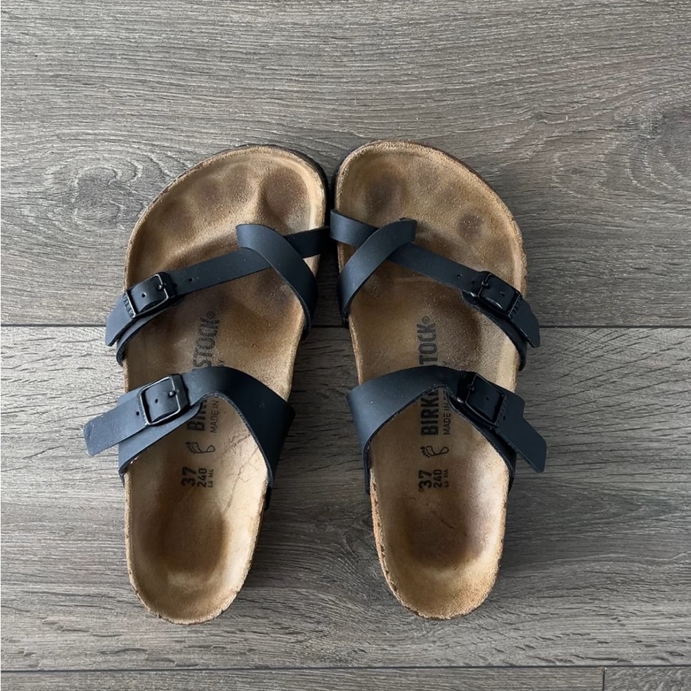Mayari Birkenstock Black Sandals